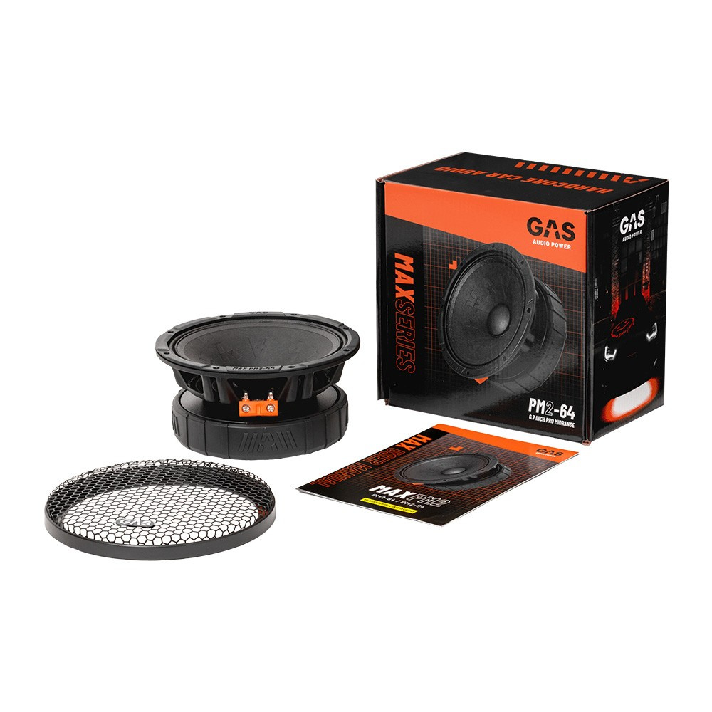 GAS MAX PM2-64, 6.7 tommer bas/midbas, stk