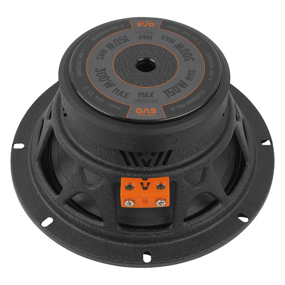 GAS MAX PMW1-84, 8 tommer bas/midbas, stk