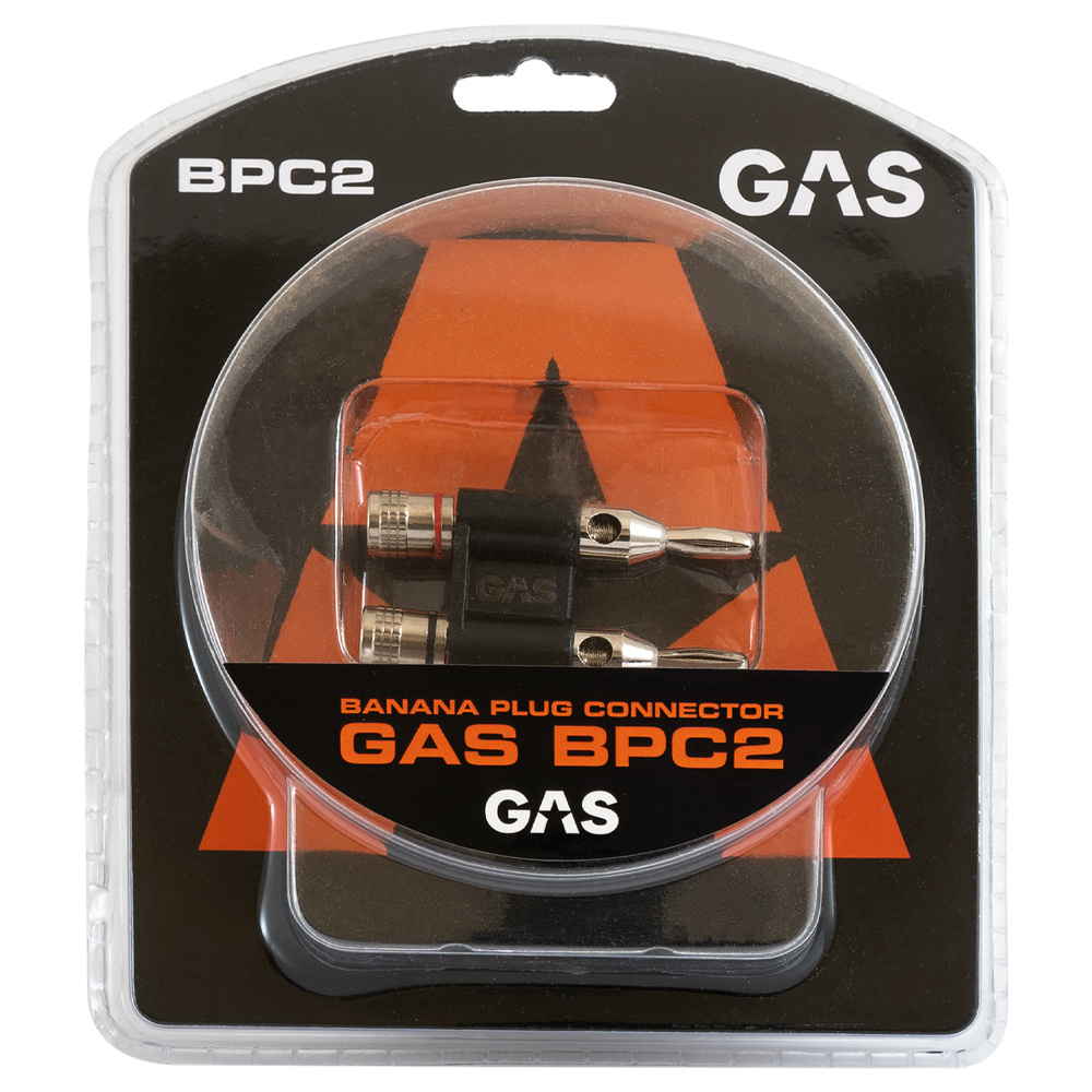 GAS banankontakt, op til 4mm² højttalerkabel