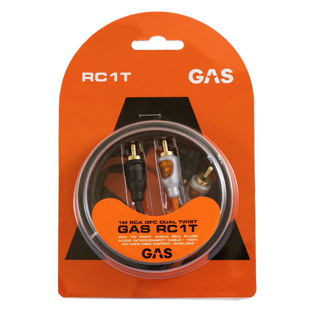 GAS RC1T RCA-kabel, 1 meter