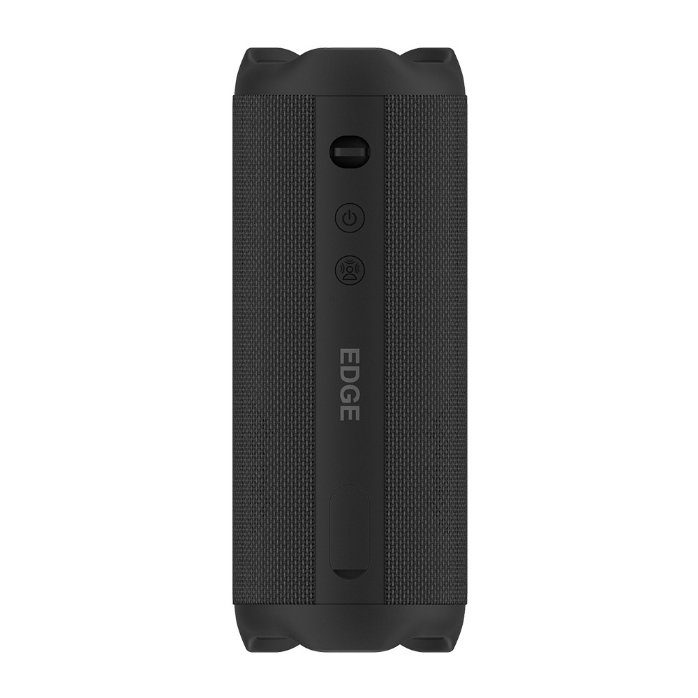 Arcsound EDGE kraftfuld bærbar højttaler med Bluetooth, sort