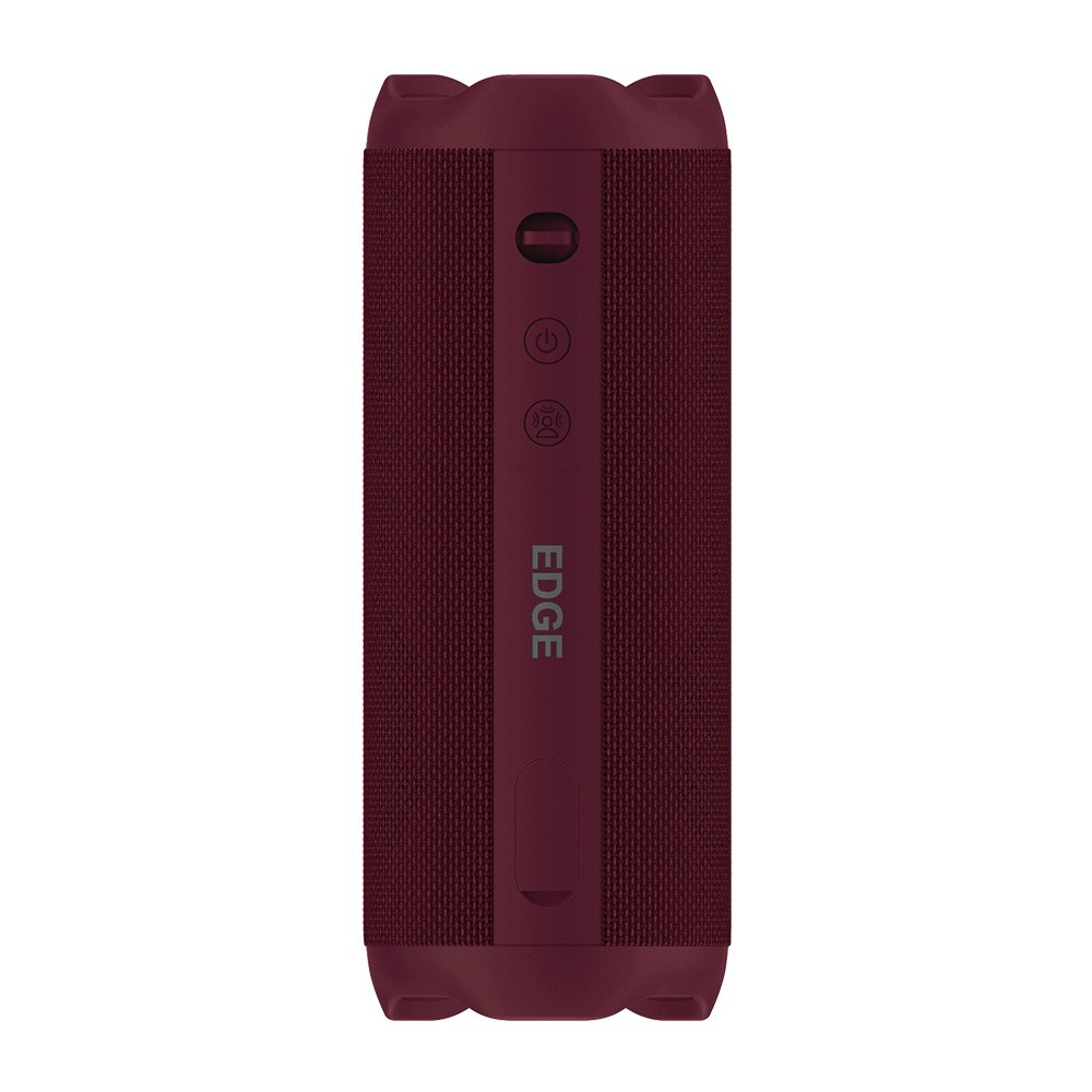 Arcsound EDGE Ruby Red kraftfuld bærbar højttaler med Bluetooth, sort
