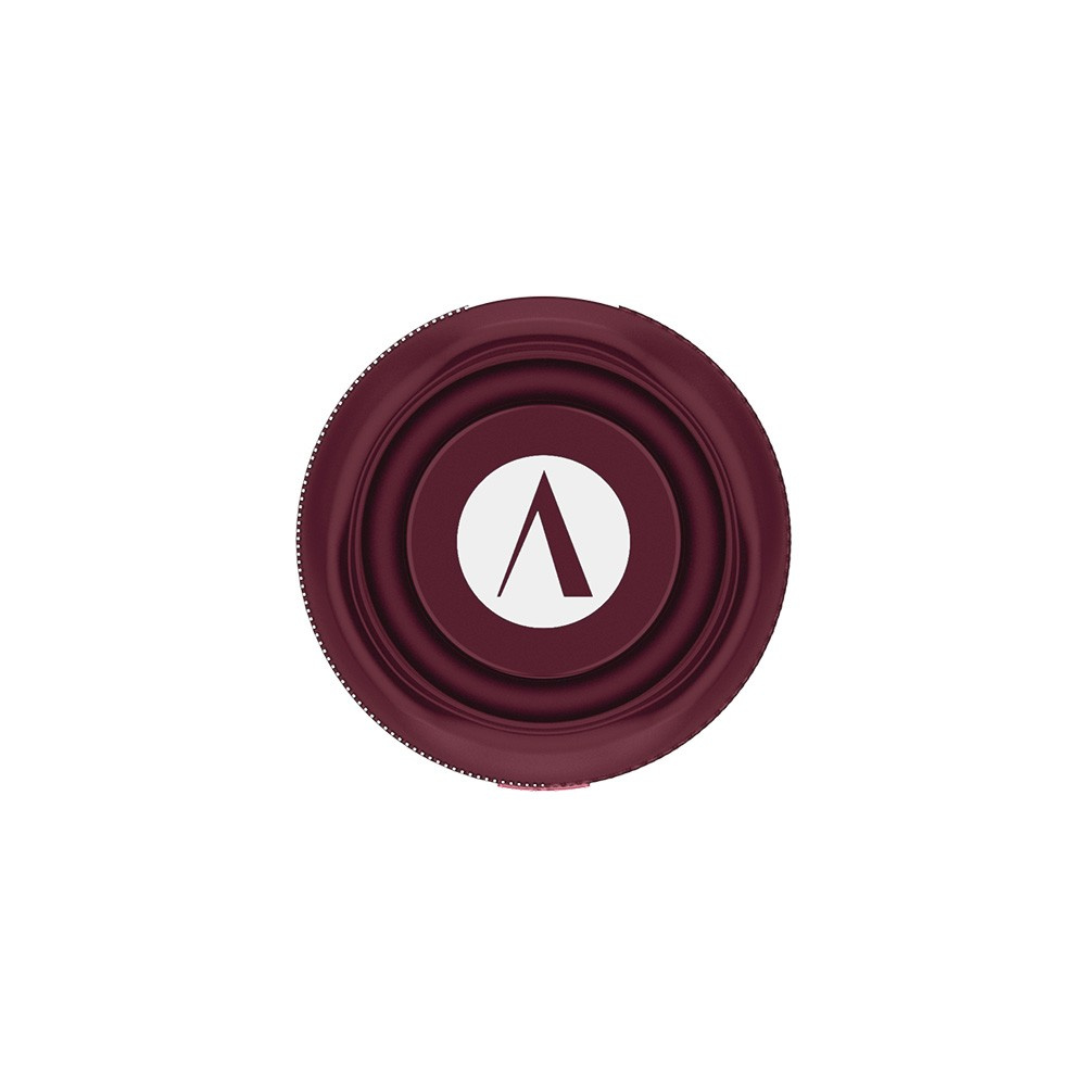 Arcsound EDGE Ruby Red kraftfuld bærbar højttaler med Bluetooth, sort