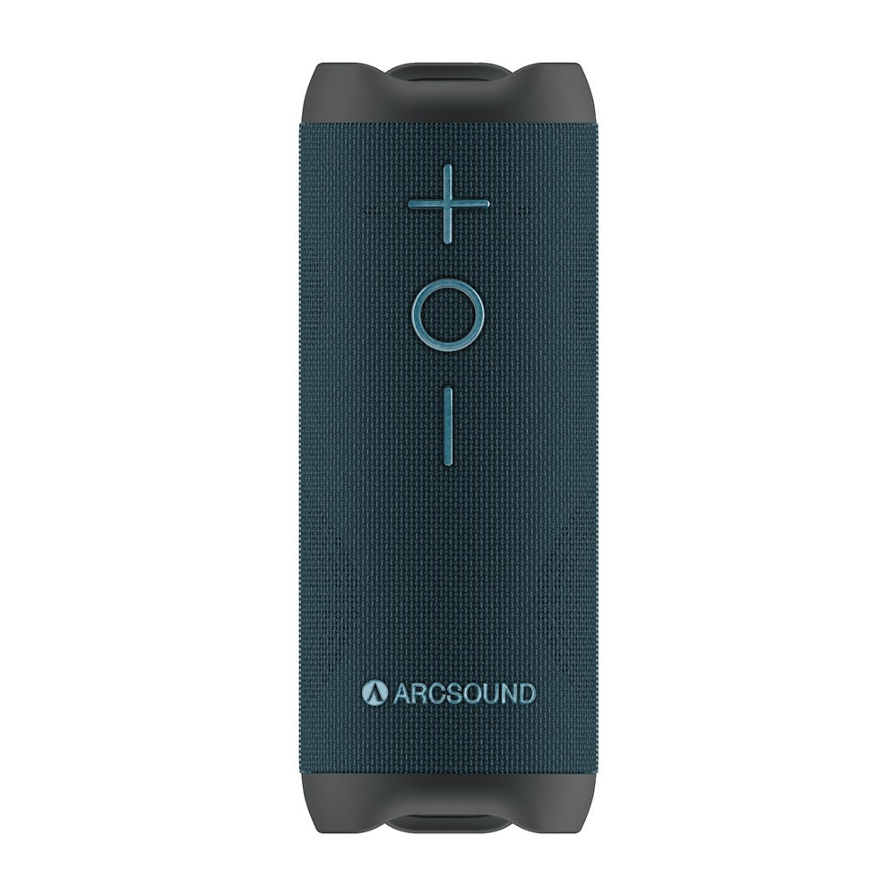 Arcsound EDGE Sapphire Blue kraftfuld bærbar højttaler med Bluetooth, sort