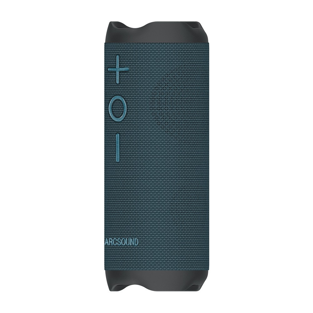 Arcsound EDGE Sapphire Blue kraftfuld bærbar højttaler med Bluetooth, sort