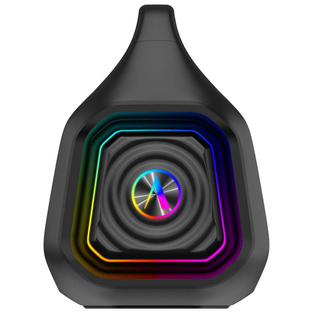 Arcsound STEAM kraftfuld bærbar partyhøjttaler med Bluetooth, sort