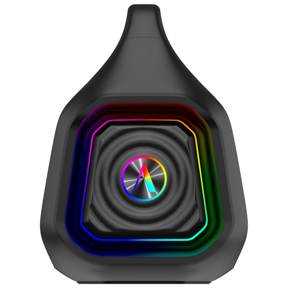 Arcsound STEAM kraftfuld bærbar partyhøjttaler med Bluetooth, sort