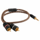 Proson Arctic 3.5mm-2x RCA-han, 0.5 meter Proson Arctic 3.5mm-2x RCA-han, 0.5 meter