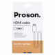 Proson Arctic HDMI-kabel 8K / 4K, 2 meter Proson Arctic HDMI-kabel 8K / 4K, 2 meter