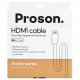Proson Arctic HDMI-kabel 8K / 4K, 3 meter Proson Arctic HDMI-kabel 8K / 4K, 3 meter