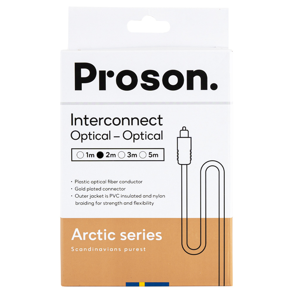 Proson Arctic optisk kabel, 2 meter