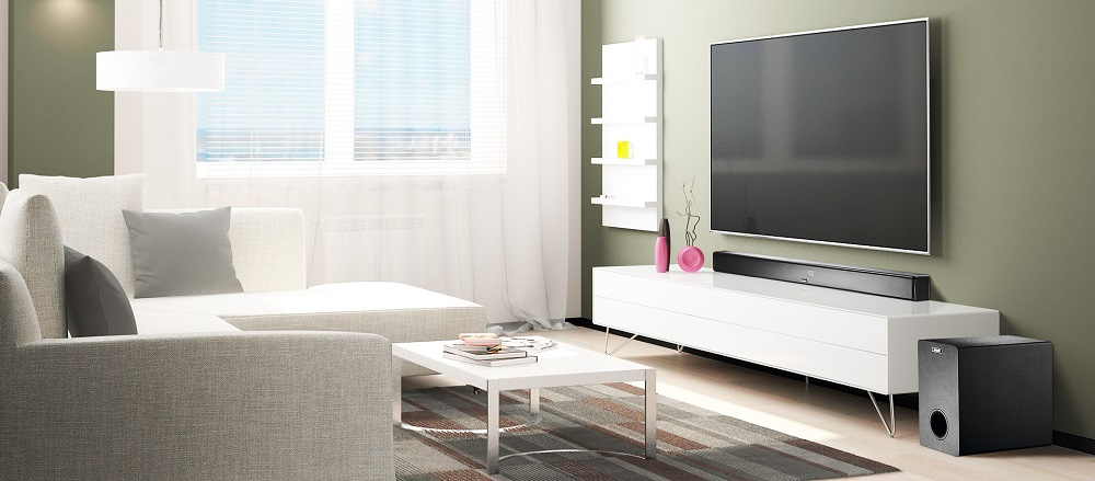 Magnat SBW250 soundbar med trådlös subwoofer, svart