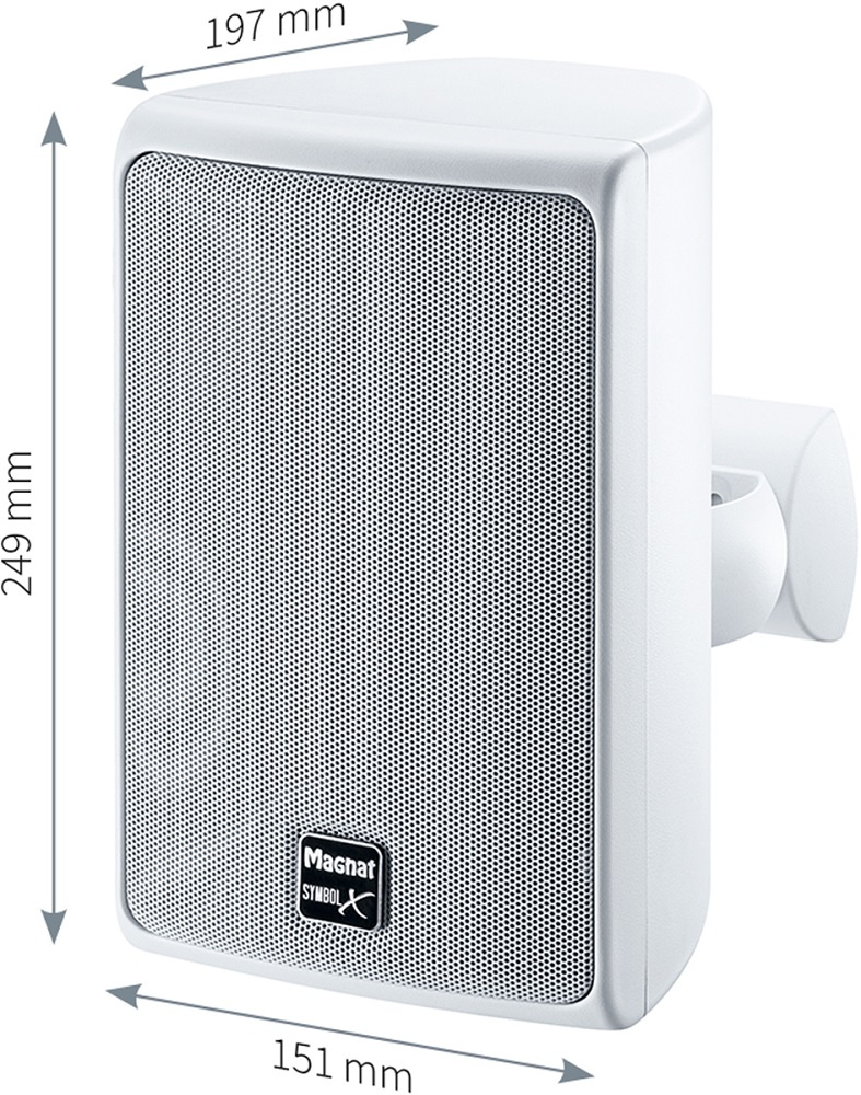 Magnat Symbol X 130 Utomhushögtalare, vitt par