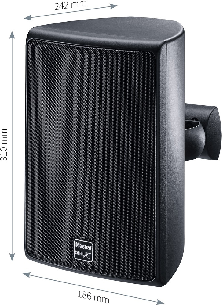 Magnat Symbol X 160 Utomhushögtalare, svart par