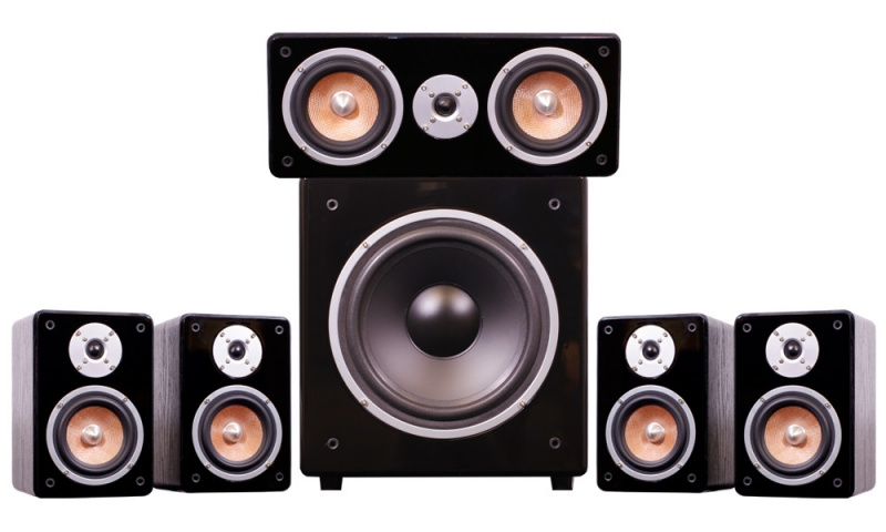 System One SC62 & 2 par SB62 med subwoofer