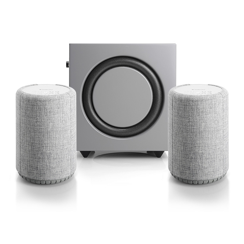 Audio Pro A10 & Addon C-Sub 2.1 högtalarpaket, ljusgrå