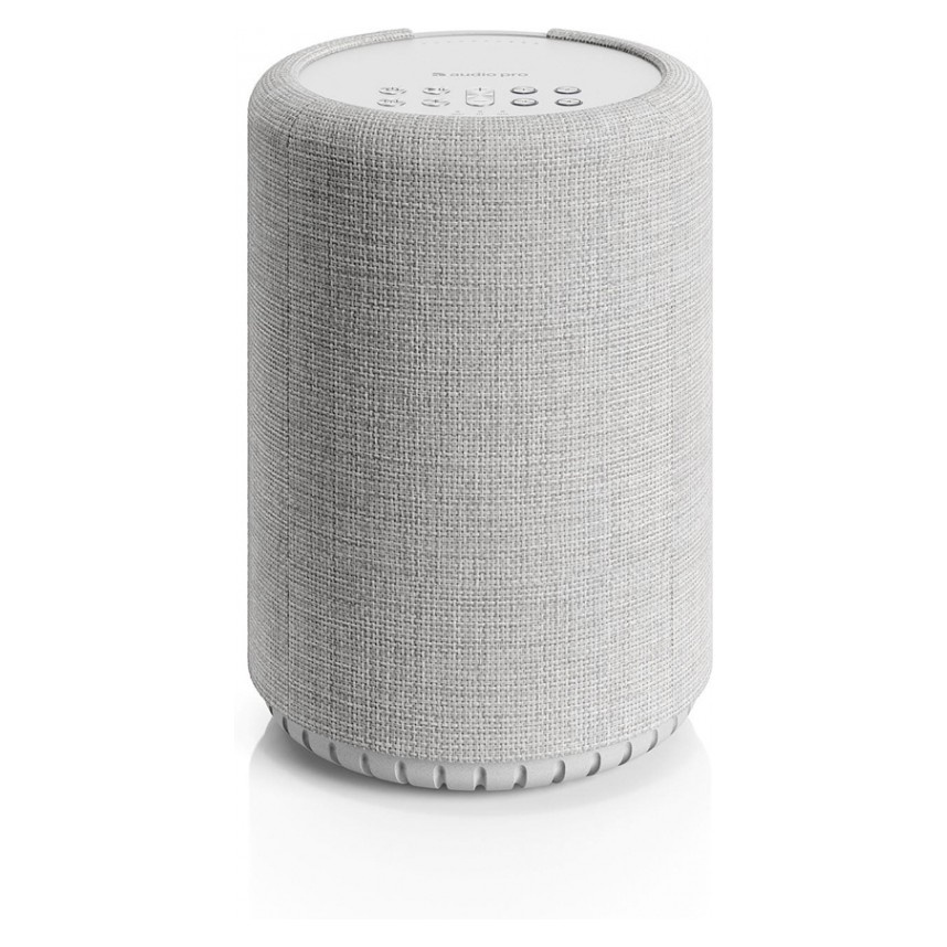 2-pak Audio Pro A10 MKII W, kompakt multiroom-højttaler med WiFi, lys grå