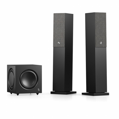 Audio Pro A38 & SW-10 aktivt 2.1 högtalarpaket, svart