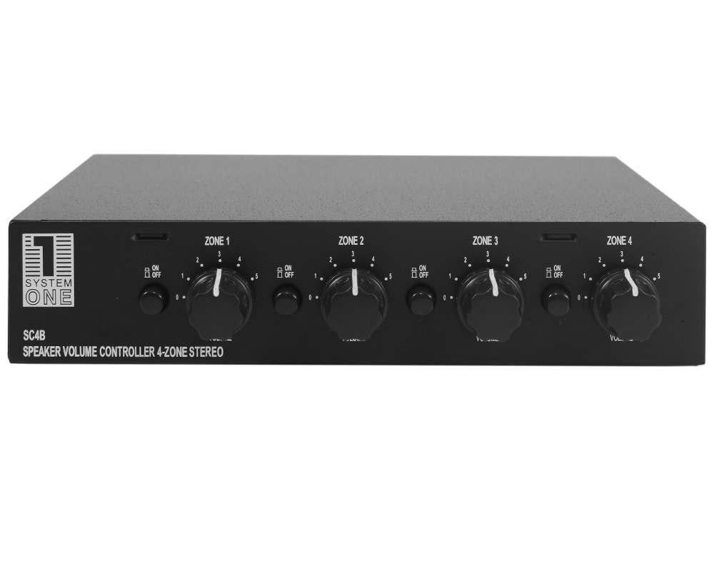 4-pak Yamaha NS-AW194 med System One A50BT og højttalervælger, udendørspakke