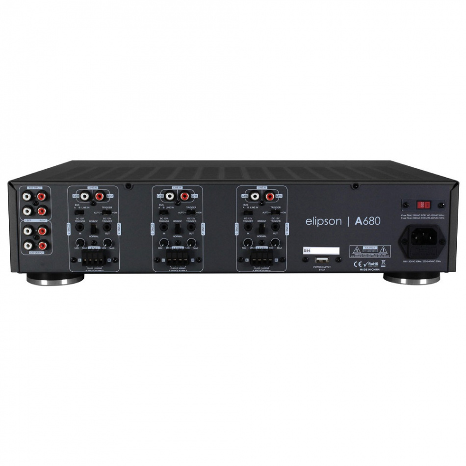 Elipson A680 med 2 stykker WiiM Pro