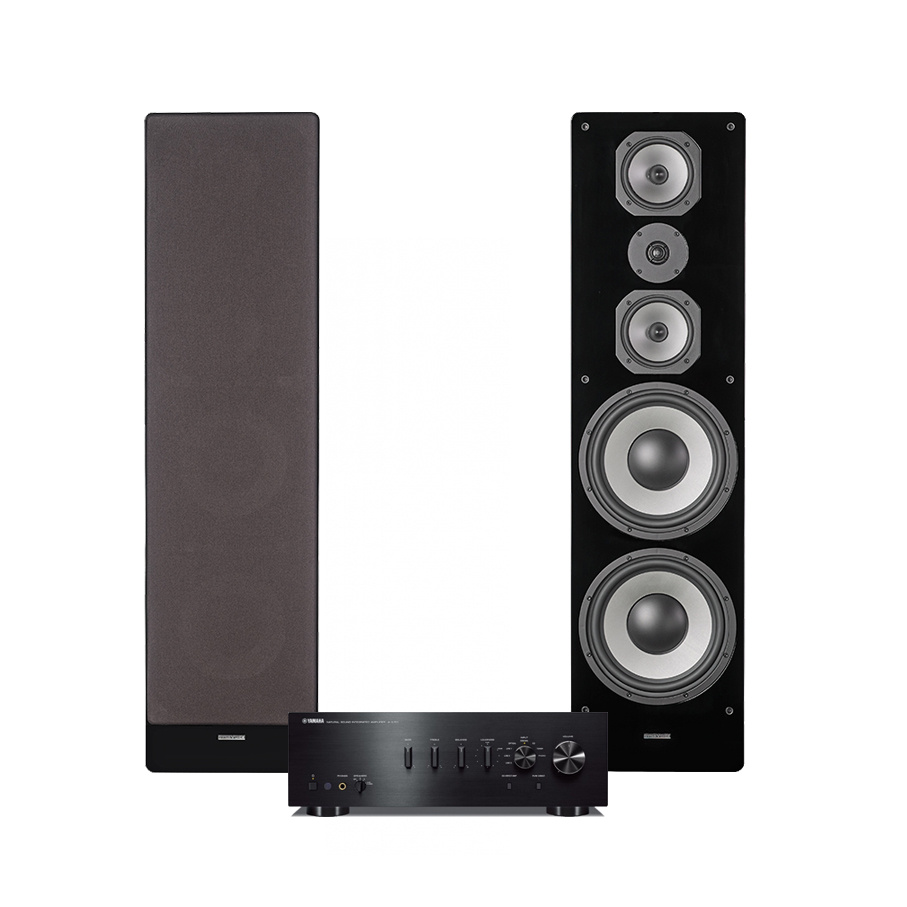 Yamaha A-S701 & Dynavoice Challenger M-105 svart, stereopaket