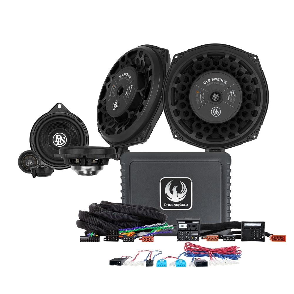 DLS/Phoenix Gold lydopgradering til BMW -2019 m. Standard Sound