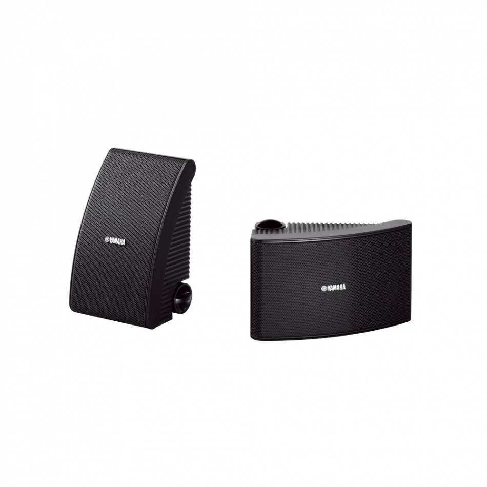 Yamaha NS-AW392 i sort med Fosi Audio BT20A Max, udendørspakke