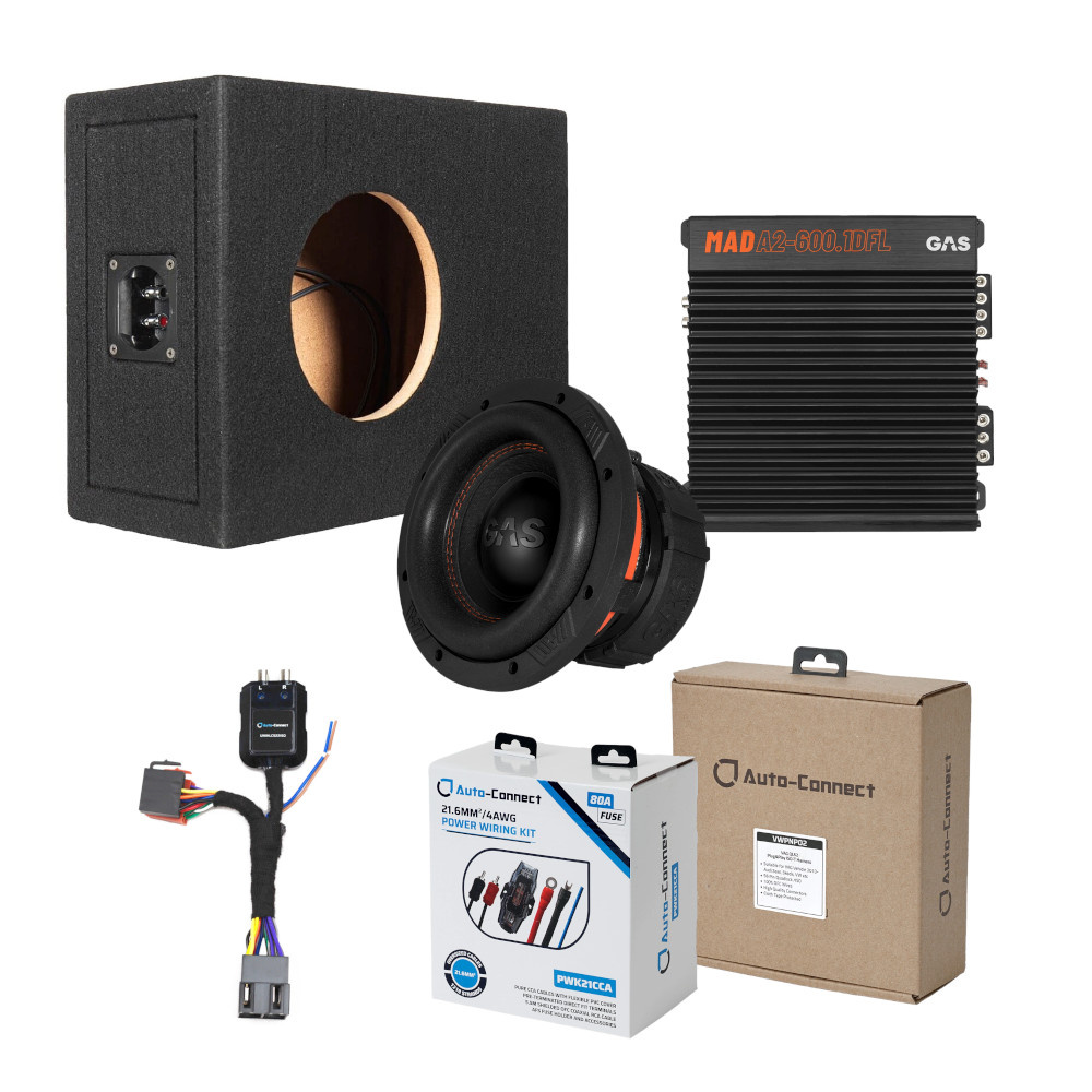 GAS Basspakke til VW Caddy 2004-2020 m/ originalstereo