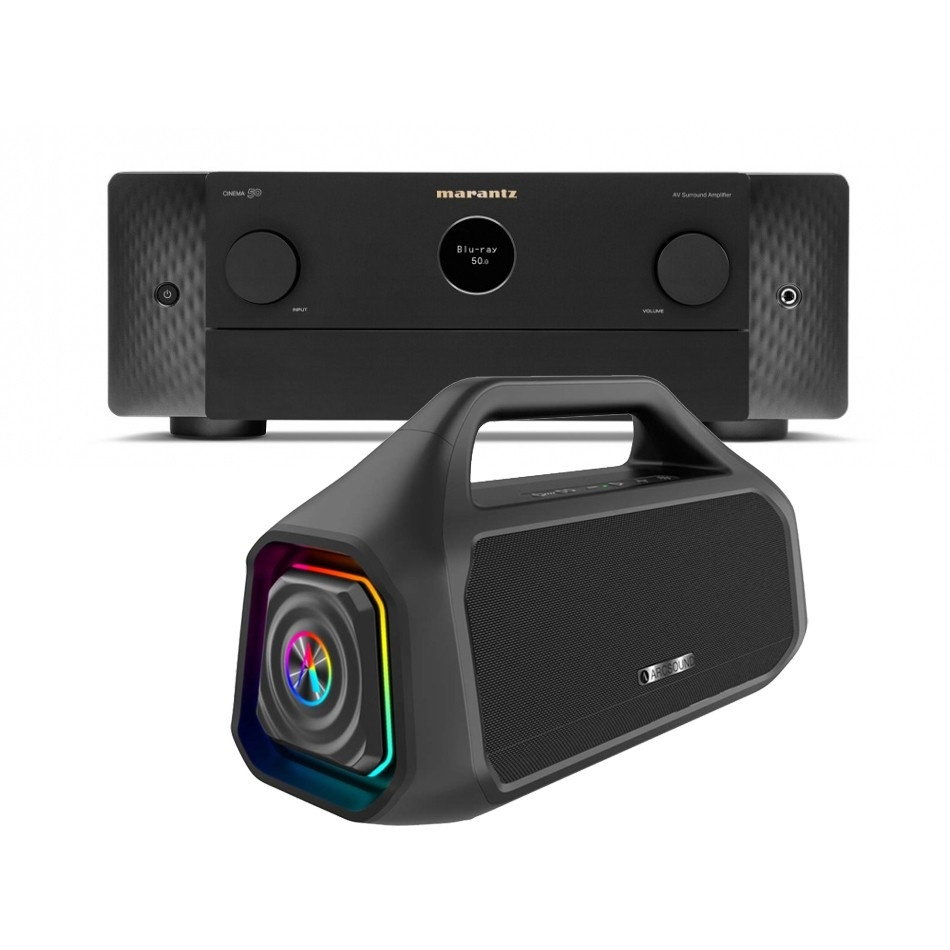 Marantz Cinema 50 i sort med Arcsound STEAM