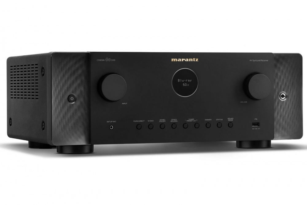 Marantz Cinema 60 i sort med Arcsound EDGE