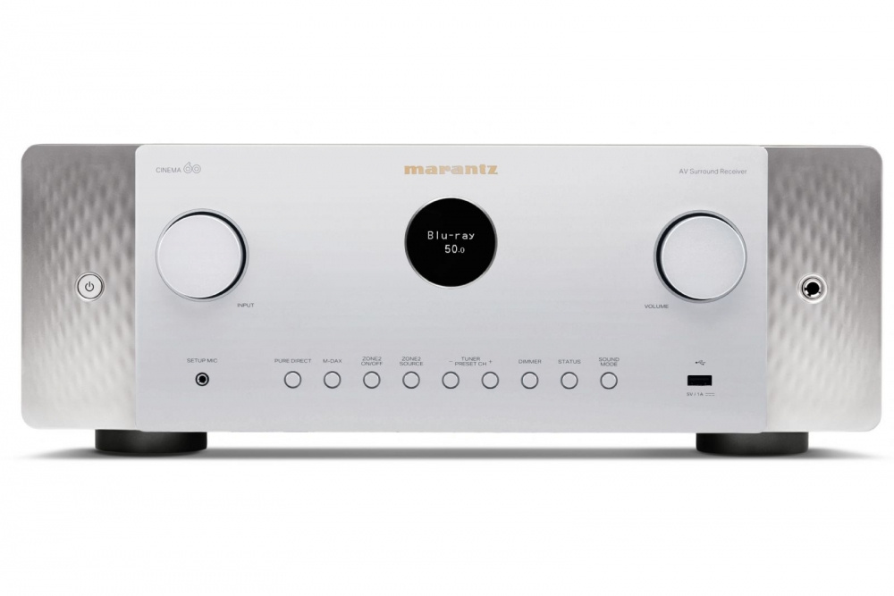 Marantz Cinema 60 i sølv med Arcsound EDGE