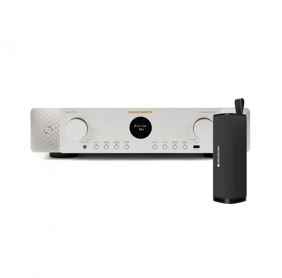 Marantz Cinema 70 i sølv med Arcsound NOVA