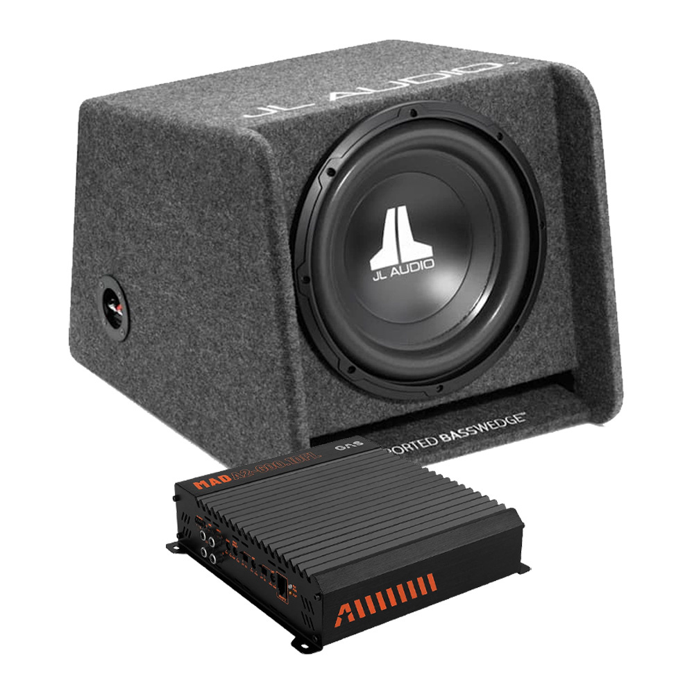 JL Audio CP112-W0v3 1x12 med MAD A2-600.1DFL, basspakke