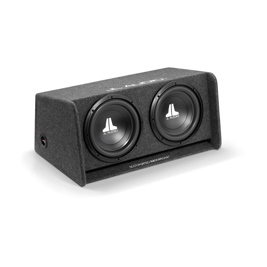 JL Audio CP212-W0v3 med RA1200W, KD-X382BT og DLS-højttalere, komplet pakke