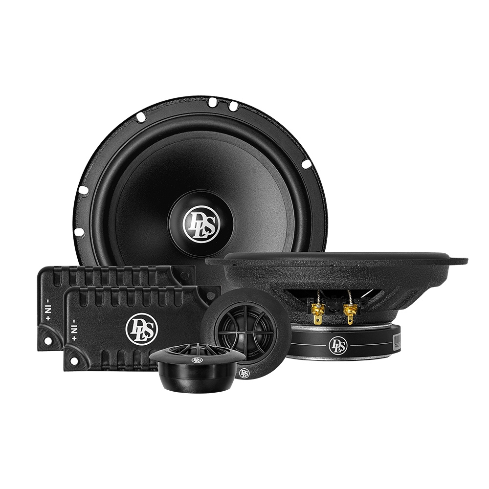JL Audio CP212-W0v3 med RA1200W, KD-X382BT og DLS-højttalere, komplet pakke