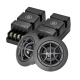 DLS Cruise og Reference, 3-vejs 6,5-tommer kitsystem DLS Cruise og Reference, 3-vejs 6,5-tommer kitsystem