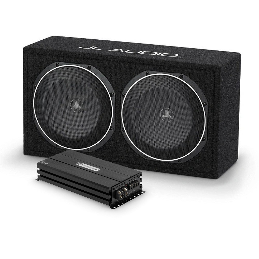 JL Audio CS210LG-TW1 med DLS Performance Evolution PE1.1000, 2x10-tommers baspakke