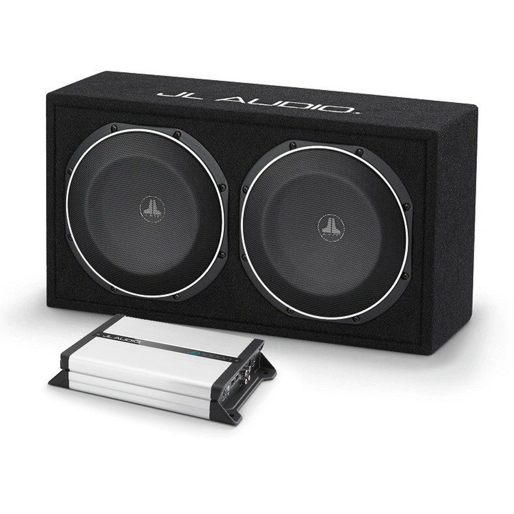 JL Audio CS210LG-TW1 med JL Audio JD1000/1, baspakke med 2x10 tommer