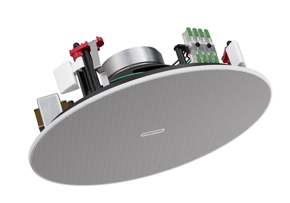 Dayton Audio DA40T med 4 stk Fonestar Sky-8T, kommercielt 100V-pakke