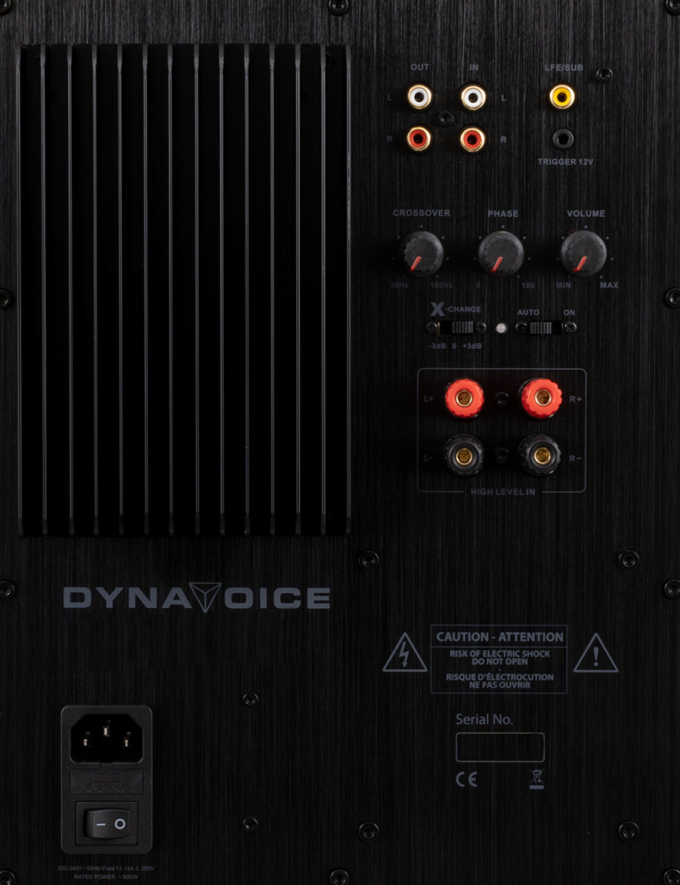 Dynavoice Definition DF-8II & Challenger CSB-V12 i sort, 2.1 højttalersæt
