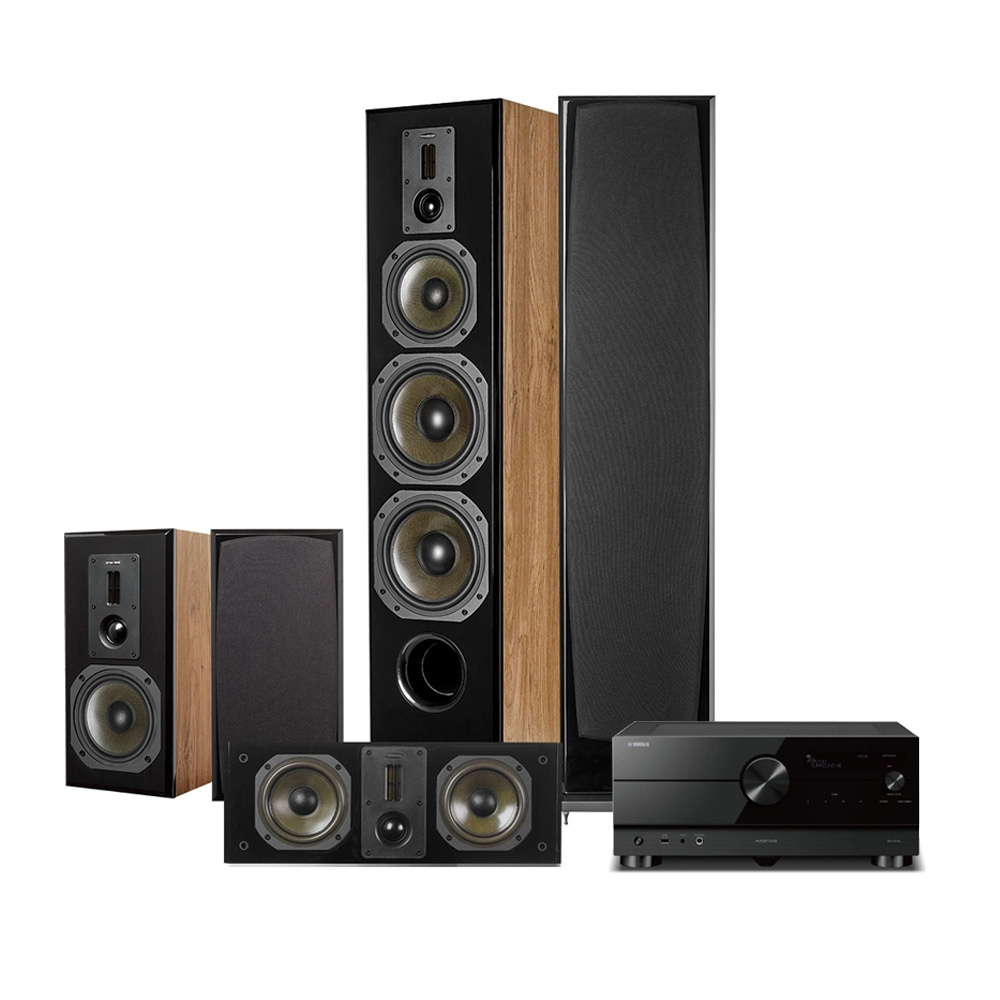 Dynavoice Definition 5.0 hjemmebiografpakke med Yamaha RX-A4A, ek