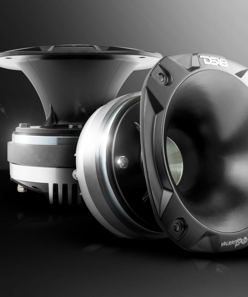 DS18 PRO-DKH1FS, højlydt 2-tommer phenoldriver med slankt horn