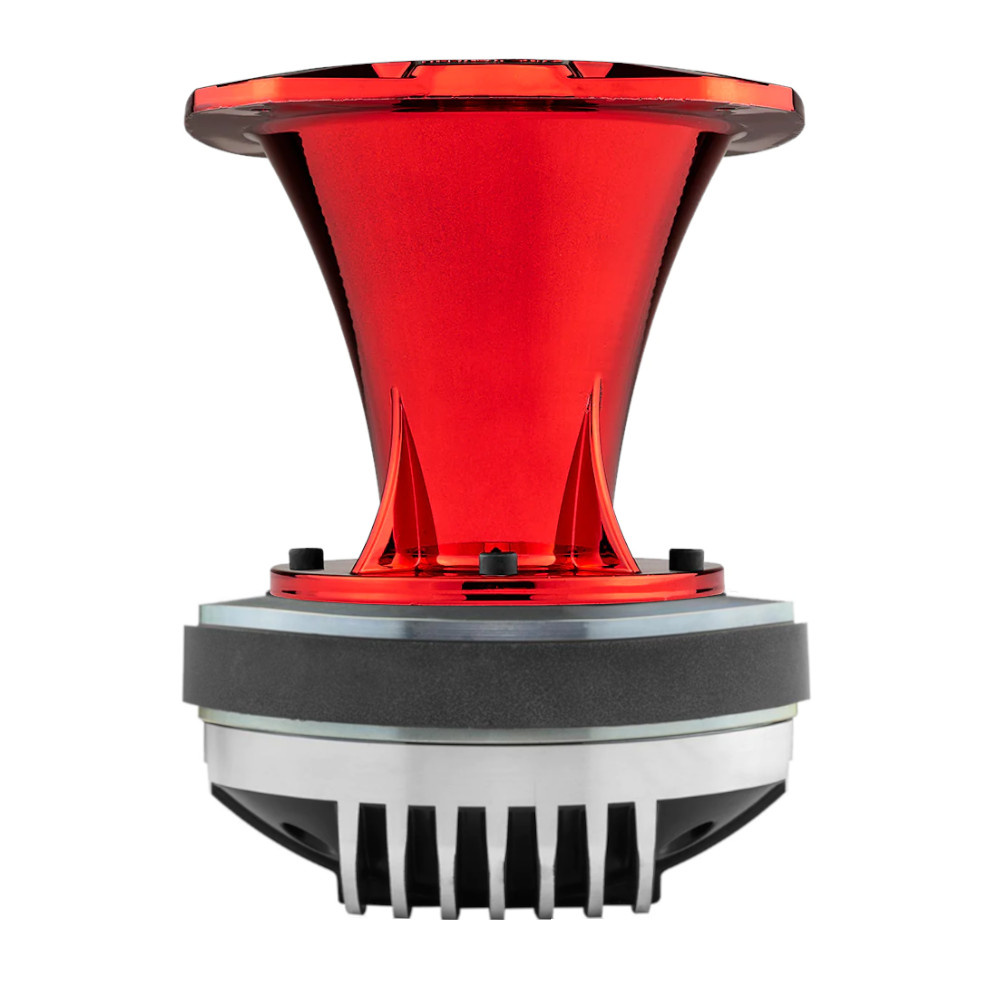 DS18 PRO-DKH2FC, vanvittig 2-tommer fenoldriver med rød/blå horn