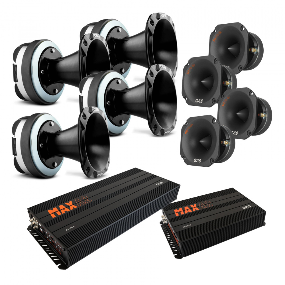 4-pak DS18 PRO-DKH2F & GAS PT2-384, SPL-pakke med trin, X-Large