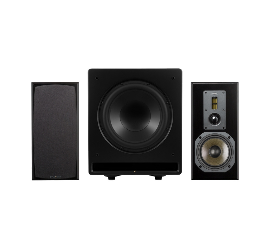 Dynavoice Definition DM-6II med CSB-V12, 2.1 højttalerpakke i sort