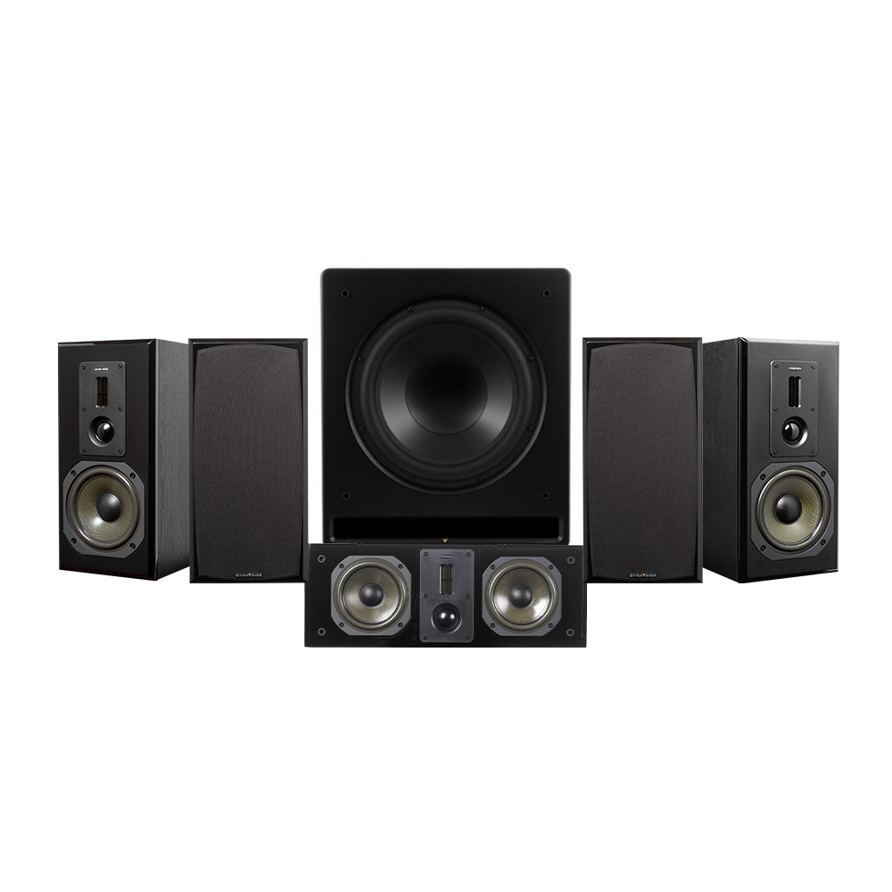 Dynavoice Definition DM-6 med CSB-V12 5.1 högtalarpaket, svart