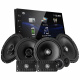 Kenwood DMX129BT & DLS PA front- og bagsystem, bilstereopakke Kenwood DMX129BT & DLS PA front- og bagsystem, bilstereopakke