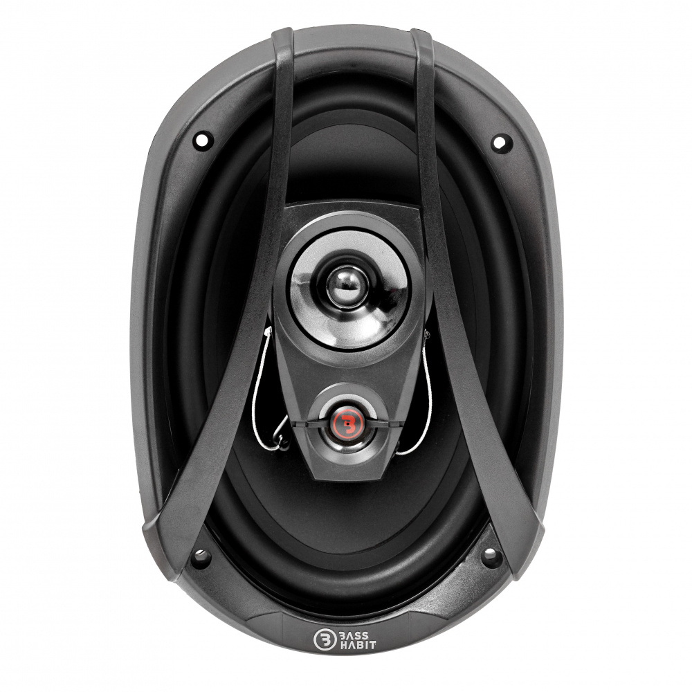 Kenwood DMX129BT & Bass Habit REBEL-højttalere, bilstereopakke