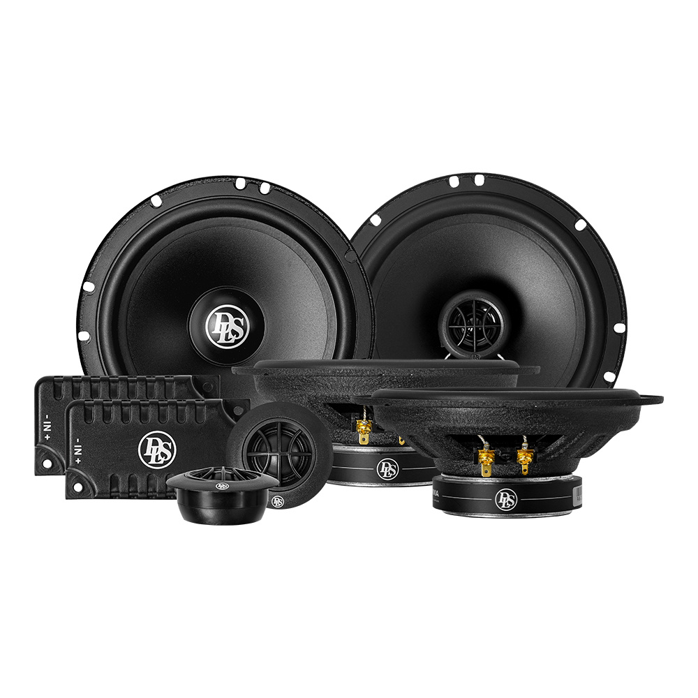 Kenwood DMX5020BTS & DLS PA for- og bagsystem, bilstereopakke