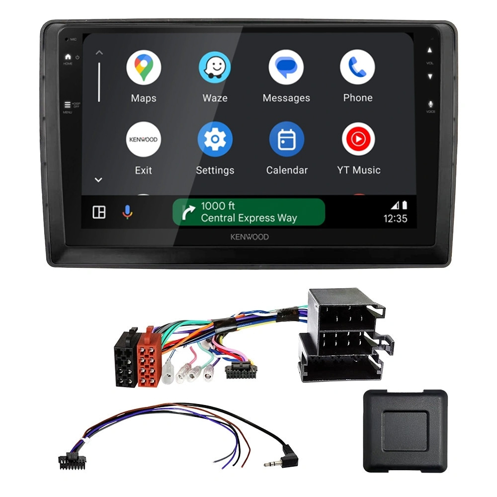 Kenwood DMX80AXS bilstereopakke til Citroën Nemo, Peugeot Bipper, Fiat Fiorino/Qubo